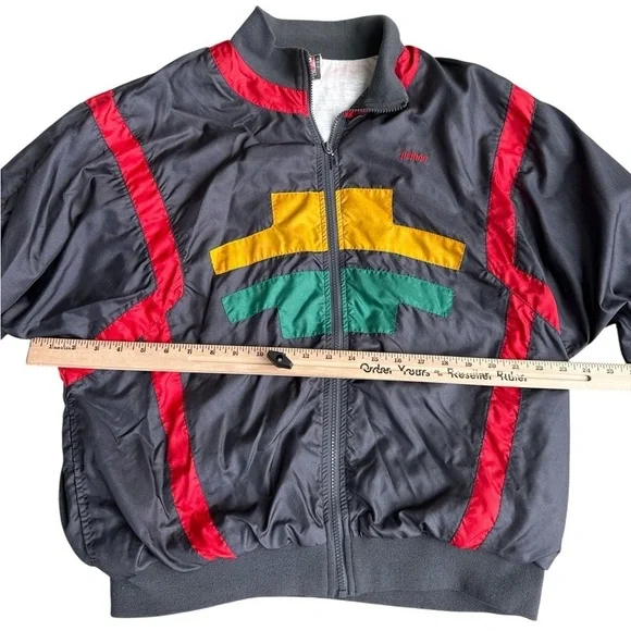 Vintage Prince Sportswear Tennis Windbreaker Jacket Multicolor Size Large - Picture 7 of 7